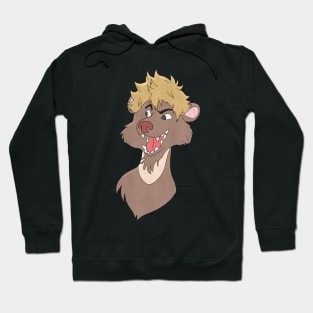 Anthro ferret face Hoodie